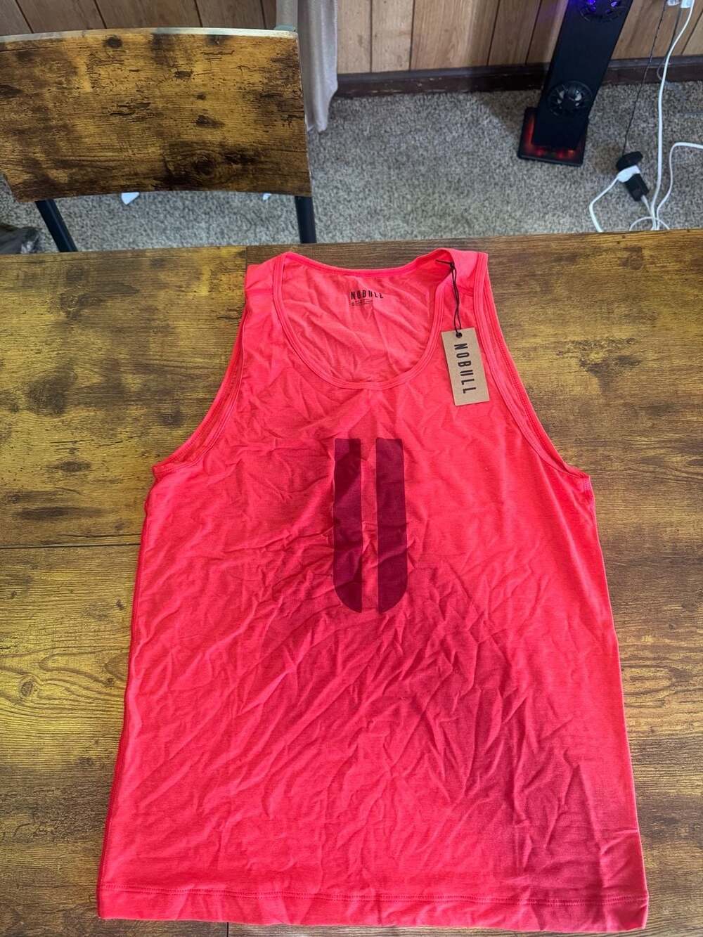 Nobull Men's Tencel Tank 2 in Crimson